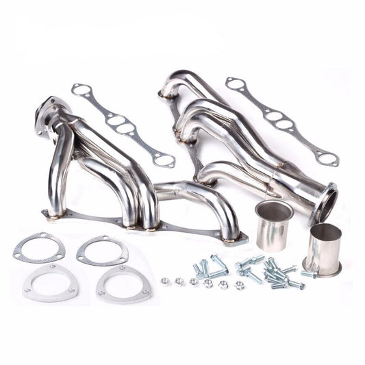 Exhaust Header For Chevy Small Block SB V8 262 265 283 305 327 350 400 .