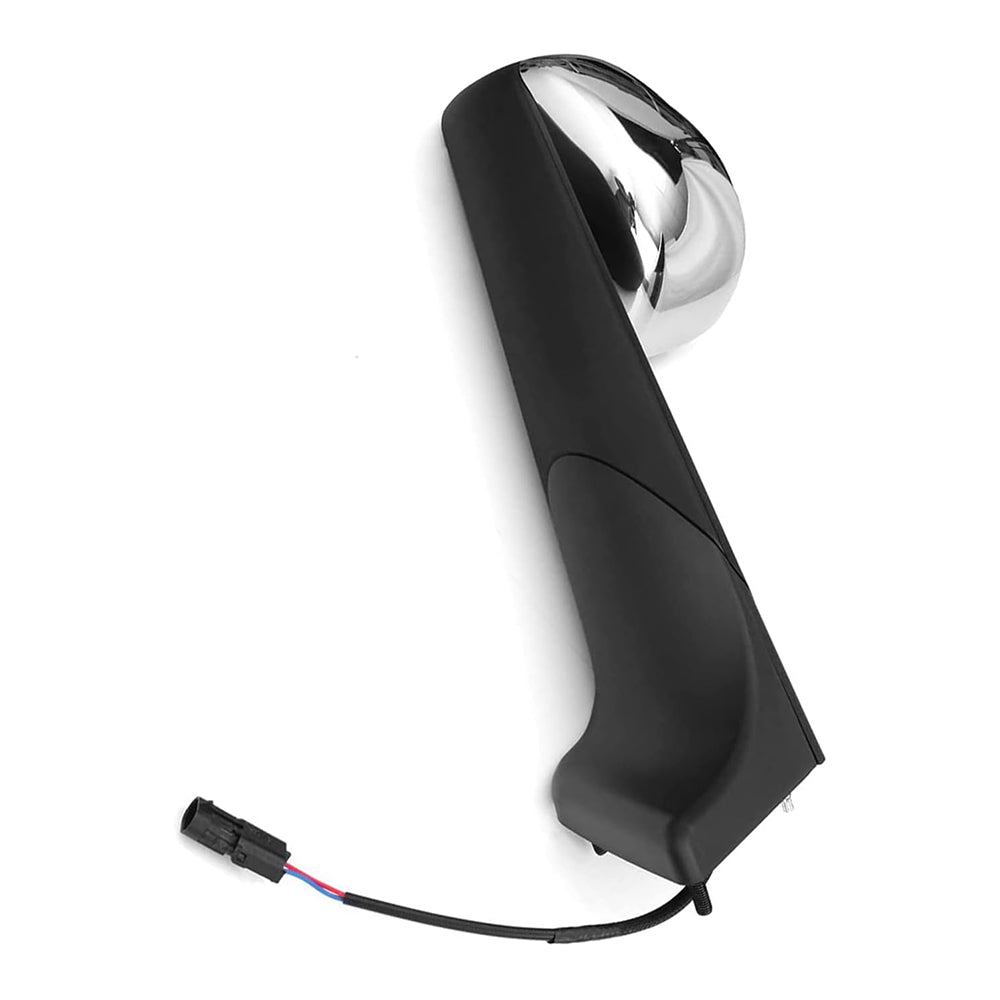 Chrome Hood Mirror for Freightliner Cascadia 2018–2023 – Left Driver Side