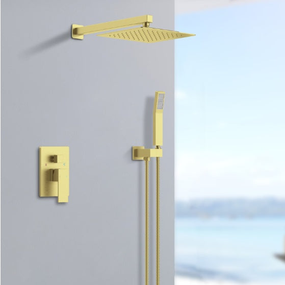 Shower System Shower Mixer Combo Set Wall-mounted