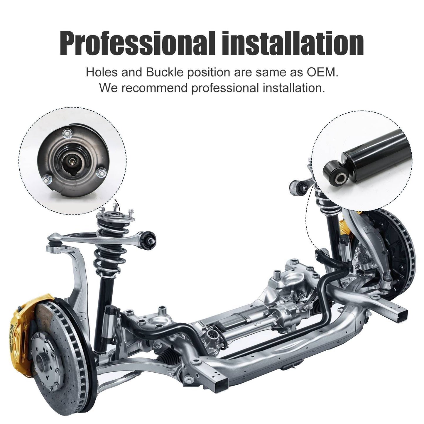 Front Complete Struts Rear Shock Absorbers Kit Set Of 4 For Chevy Tahoe 5.3L V8