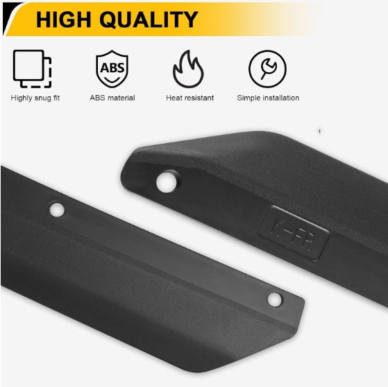 Front Rear Fender Flares Compatible With 2007-2018 Wrangler JK JKU, Off-Road Wheel Flares Liner 4 PCS