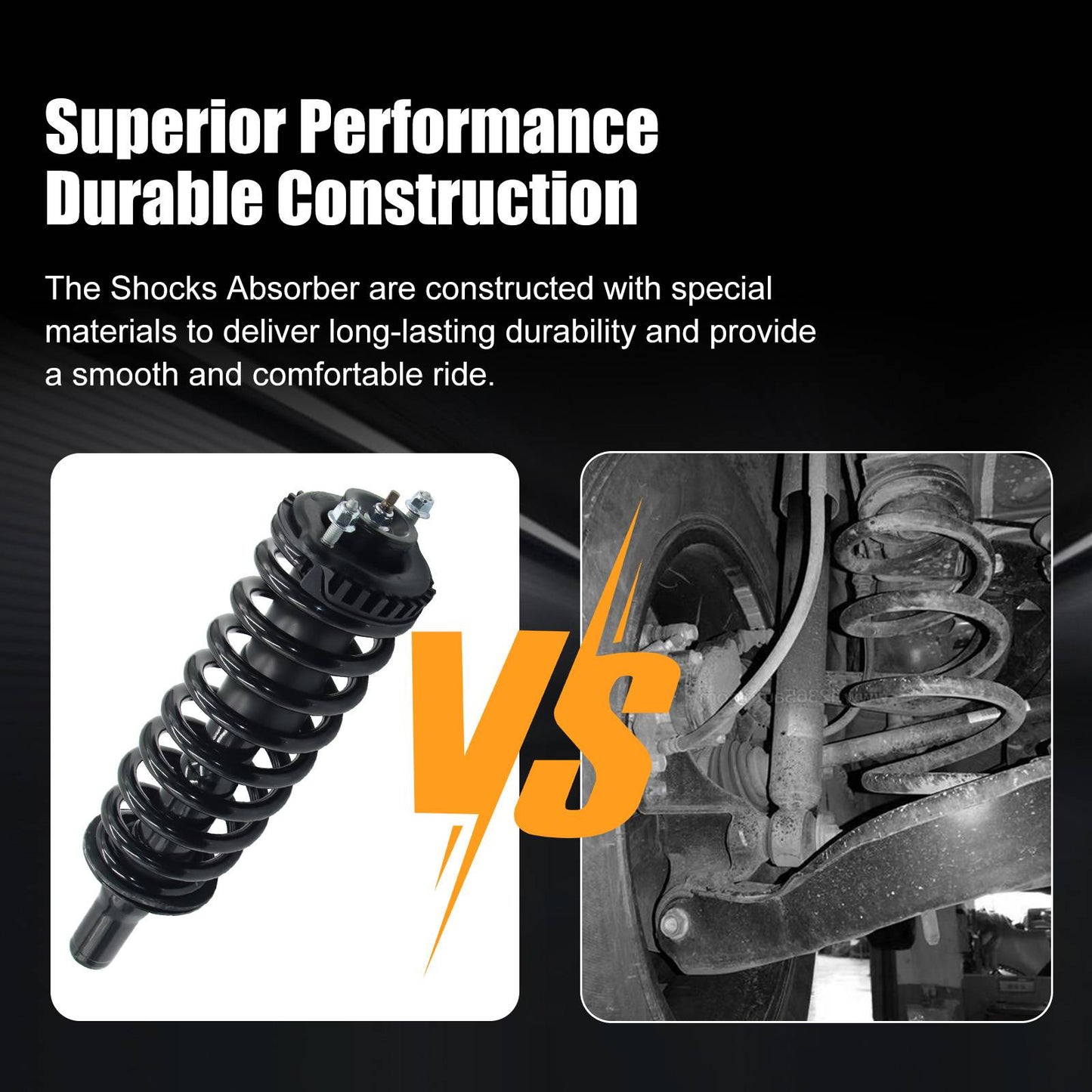 Front Suspension Strut Assembly with Coil Spring – Replacement for Chevy Trailblazer / GMC Envoy (171341