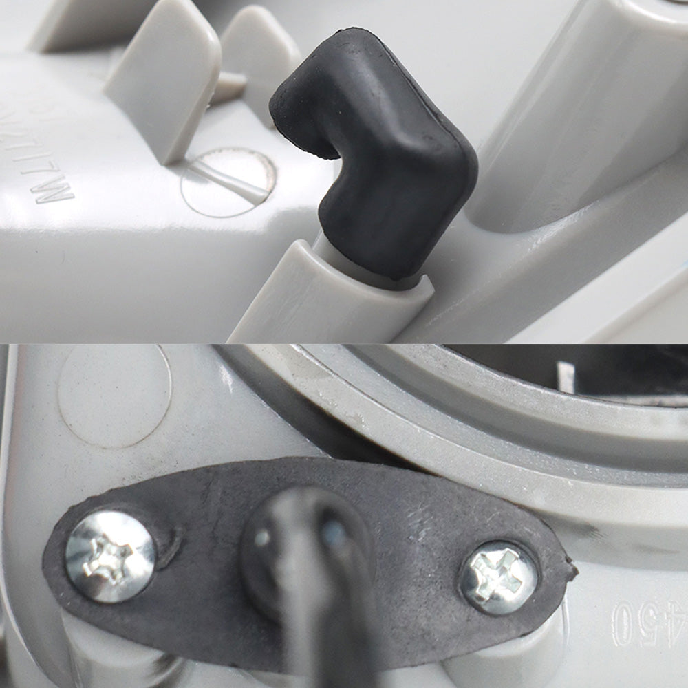 Left Black Headlight Compatible with Peterbilt 337, 386, 387 – With Turn Signal