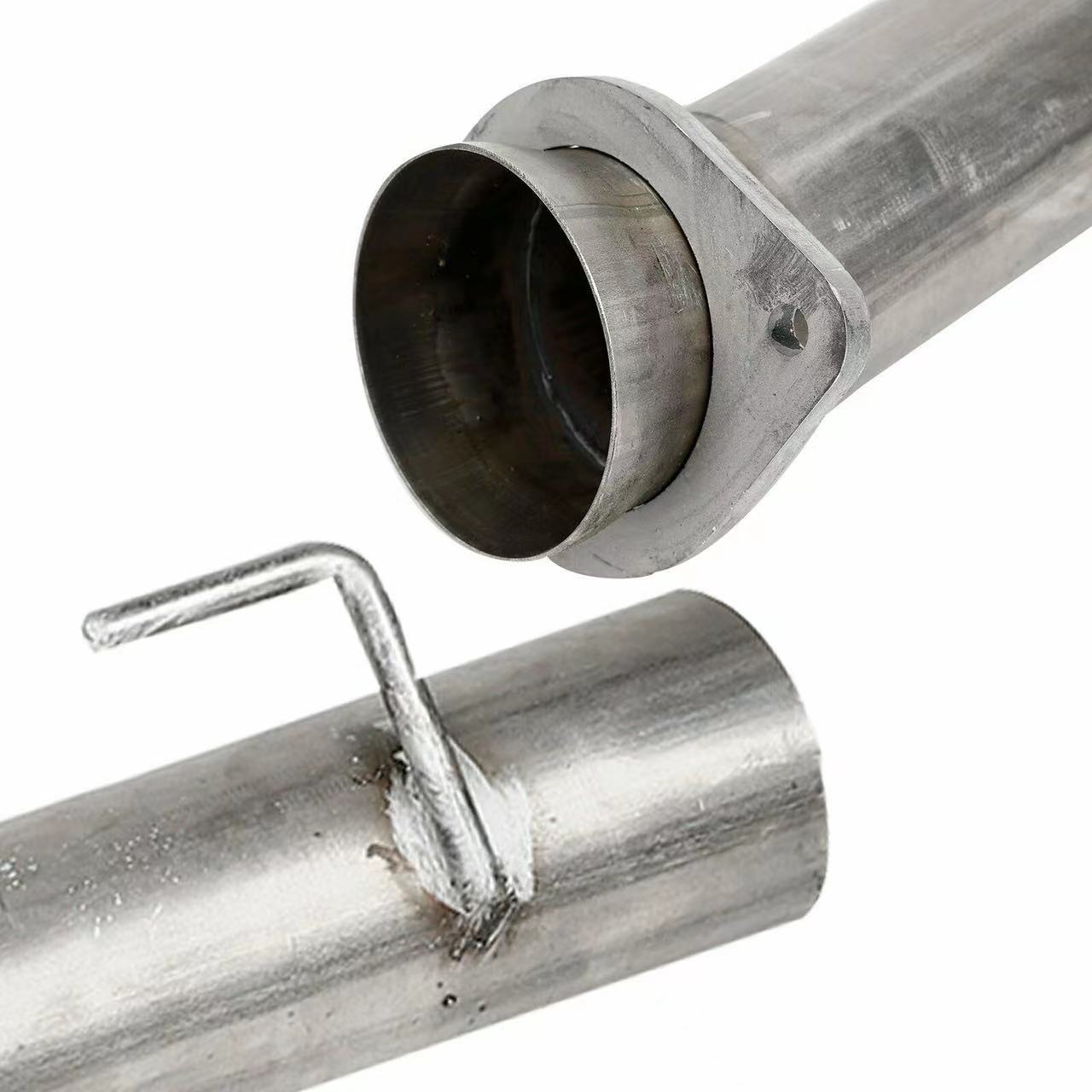 Muffler Delete Pipe Eliminator DPF Fit For Ford Super Duty 2011-17 6.7L Diesel Truck .