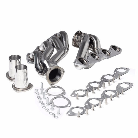 Exhaust Shorty Manifold Headers For Chevy Big Block 396 402 427 454 502  .