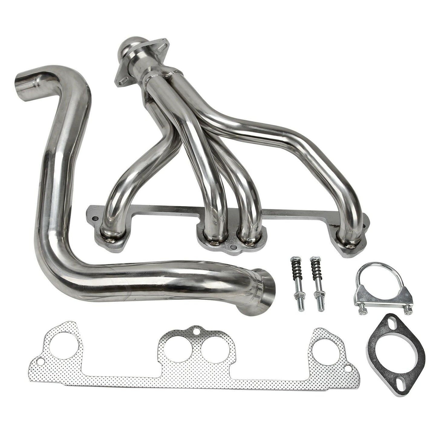 Exhaust Manifold Header W DownpipeJeep Wrangler TJ 197-99 2.5 L4 .