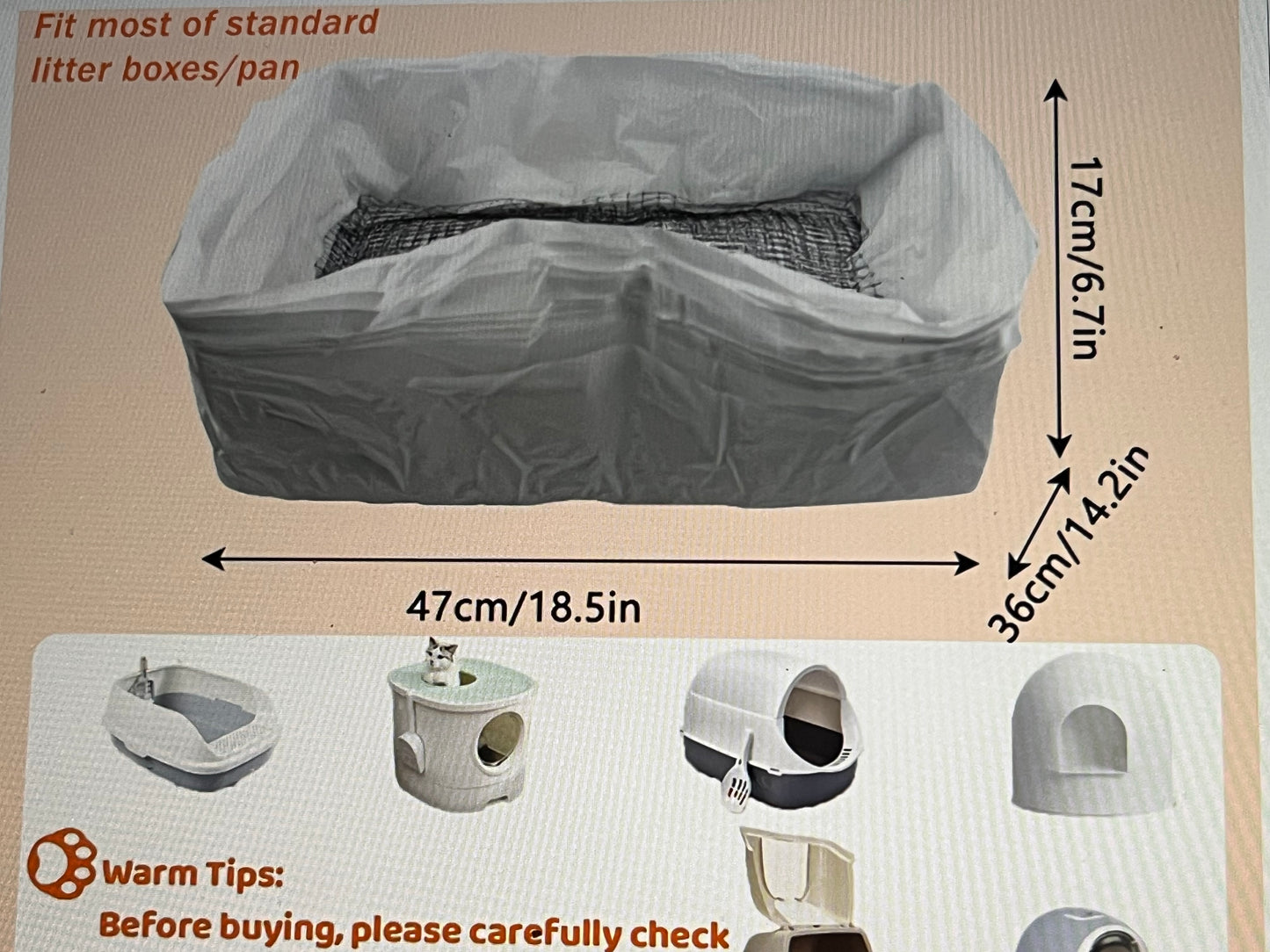 1 Pack Of 10PCS Cat Litter Filter Bags, Cat Litter Filter Bags, Reusable, Washable, Mesh Quick Sift Cat Litter, Not Dirty, EASY To Clea