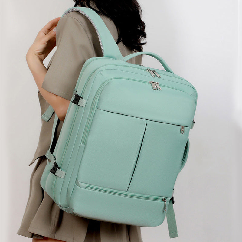 Large Capacity Backpack For Women Men Multiple Pockets And Zippers Versatile Computer Bags Business ravel Backpack