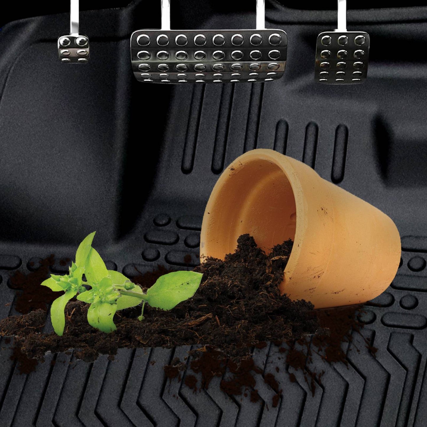 TPE Rubber Car Floor Mats All-Weather Black For 14-22 Lexus GX460 & 14-23 4Runner