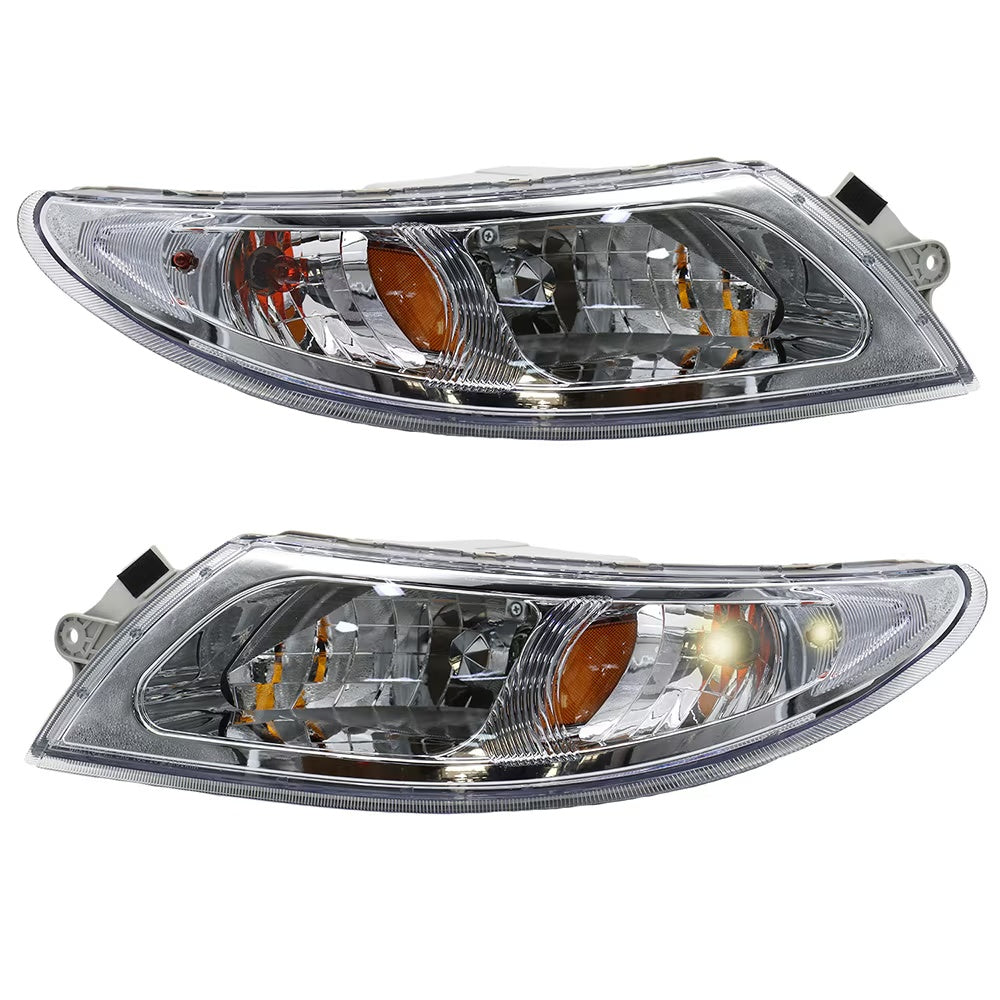 Pair Headlight Assembly Fit for International Durastar 4200 4300 4400 4900 (2002-2018) – Left & Right Replacement Lamps