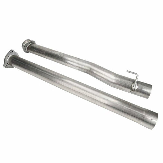 Muffler Delete Pipe Eliminator DPF Fit For Ford Super Duty 2011-17 6.7L Diesel Truck .