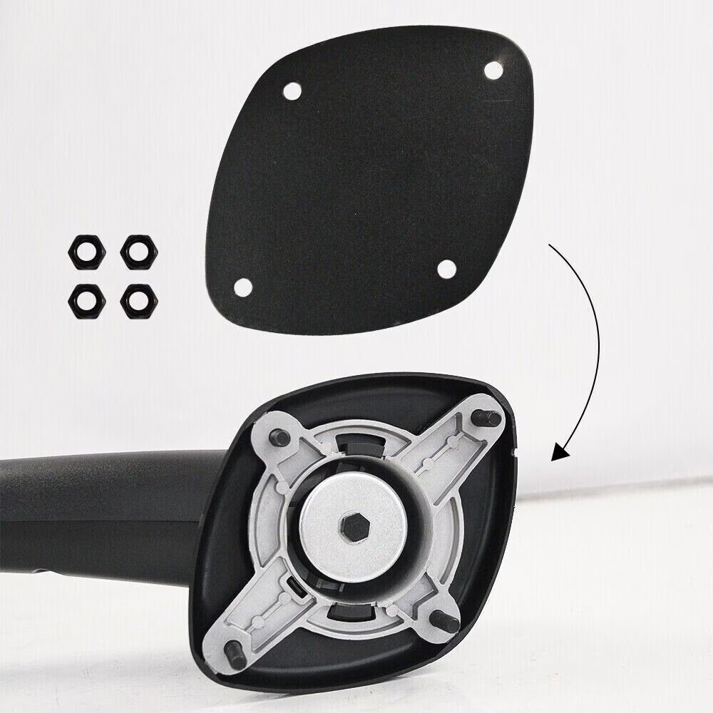 2PCS Hood Mirrors Compatible with Freightliner Cascadia 2008-2016 – Driver & Passenger Side, Black Replacement Set