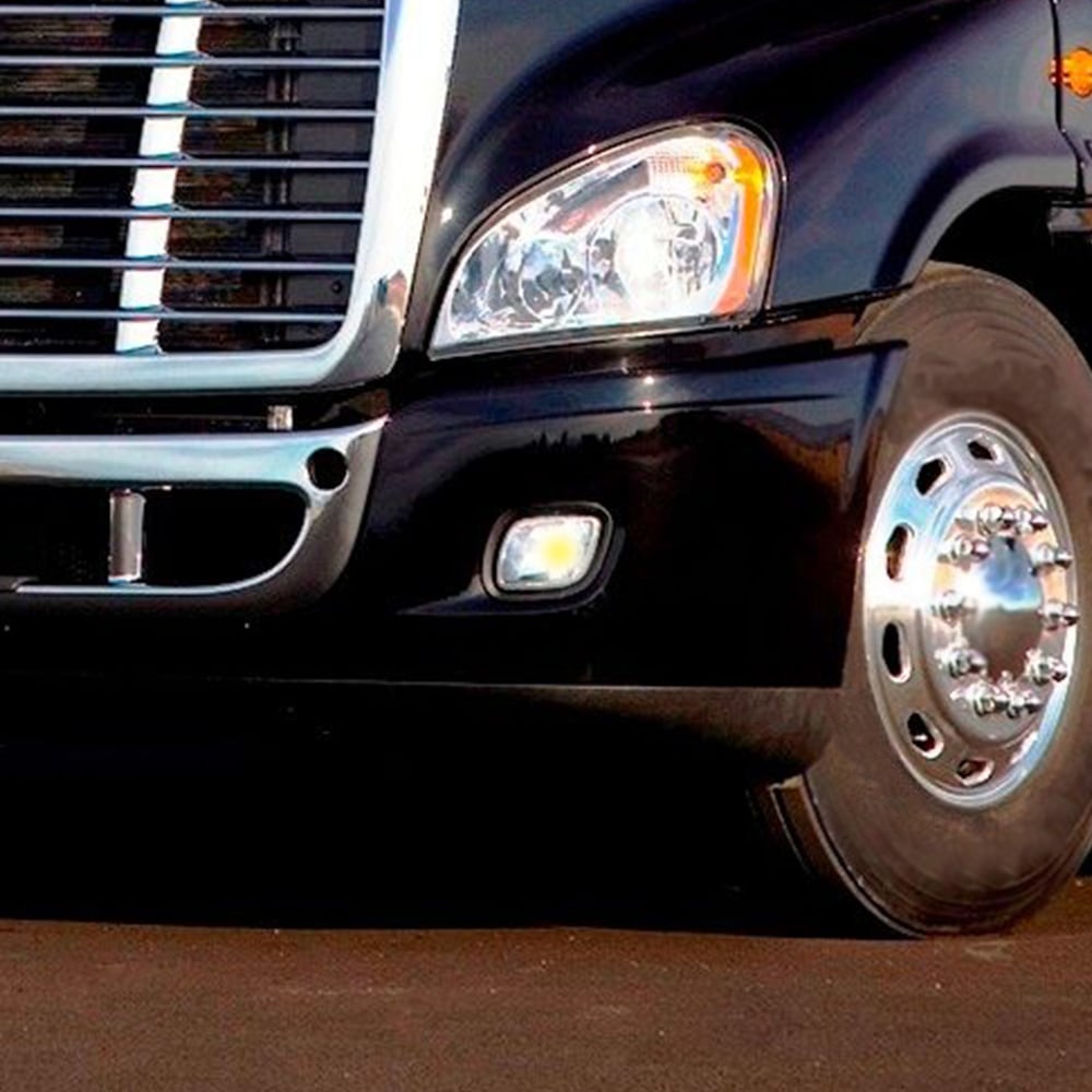 Front Fog Light Lamp Assembly Compatible with Freightliner Cascadia 2008–2016 (Left / Right Side)