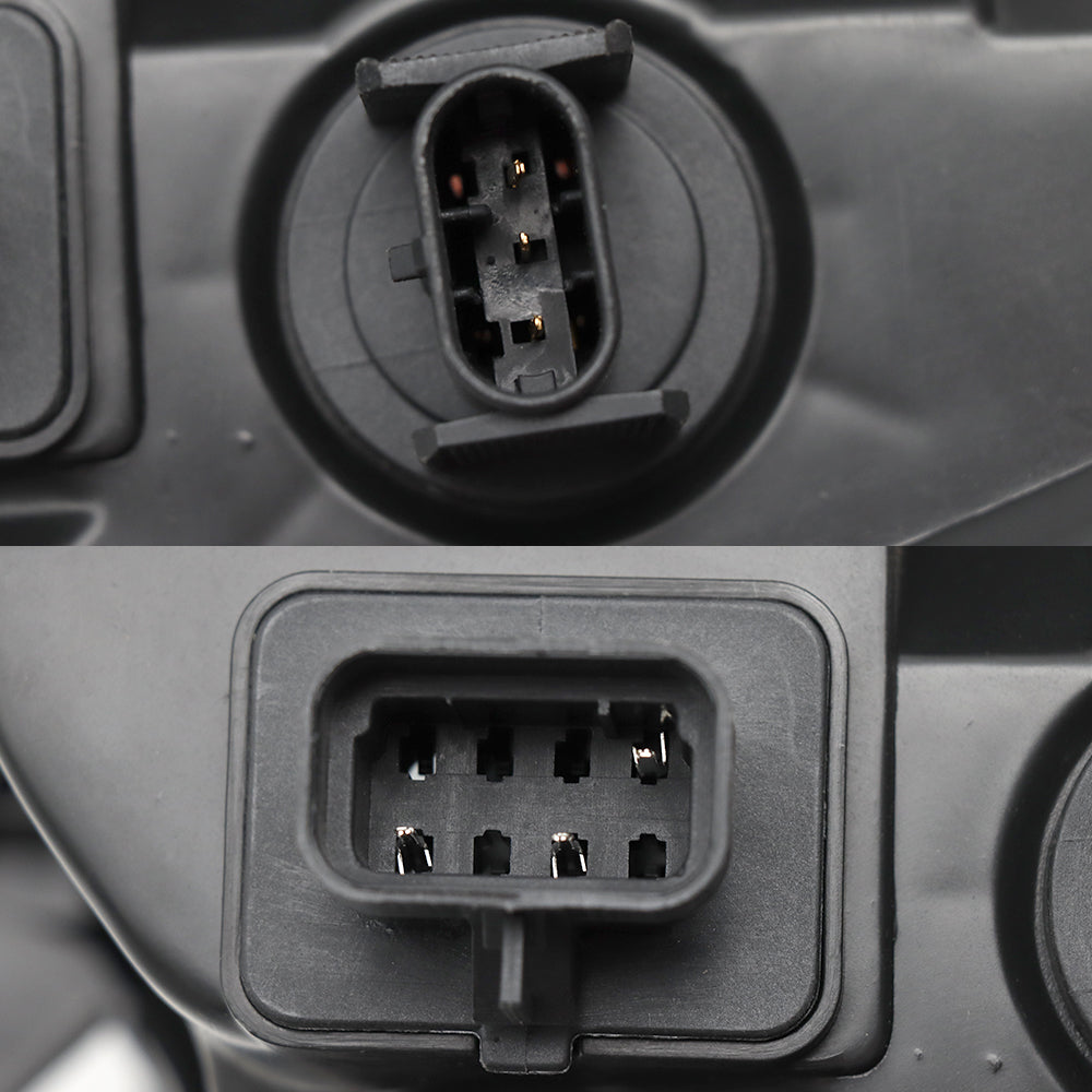 Headlight Assembly Compatible With Freightliner M2 2004–2013 Black