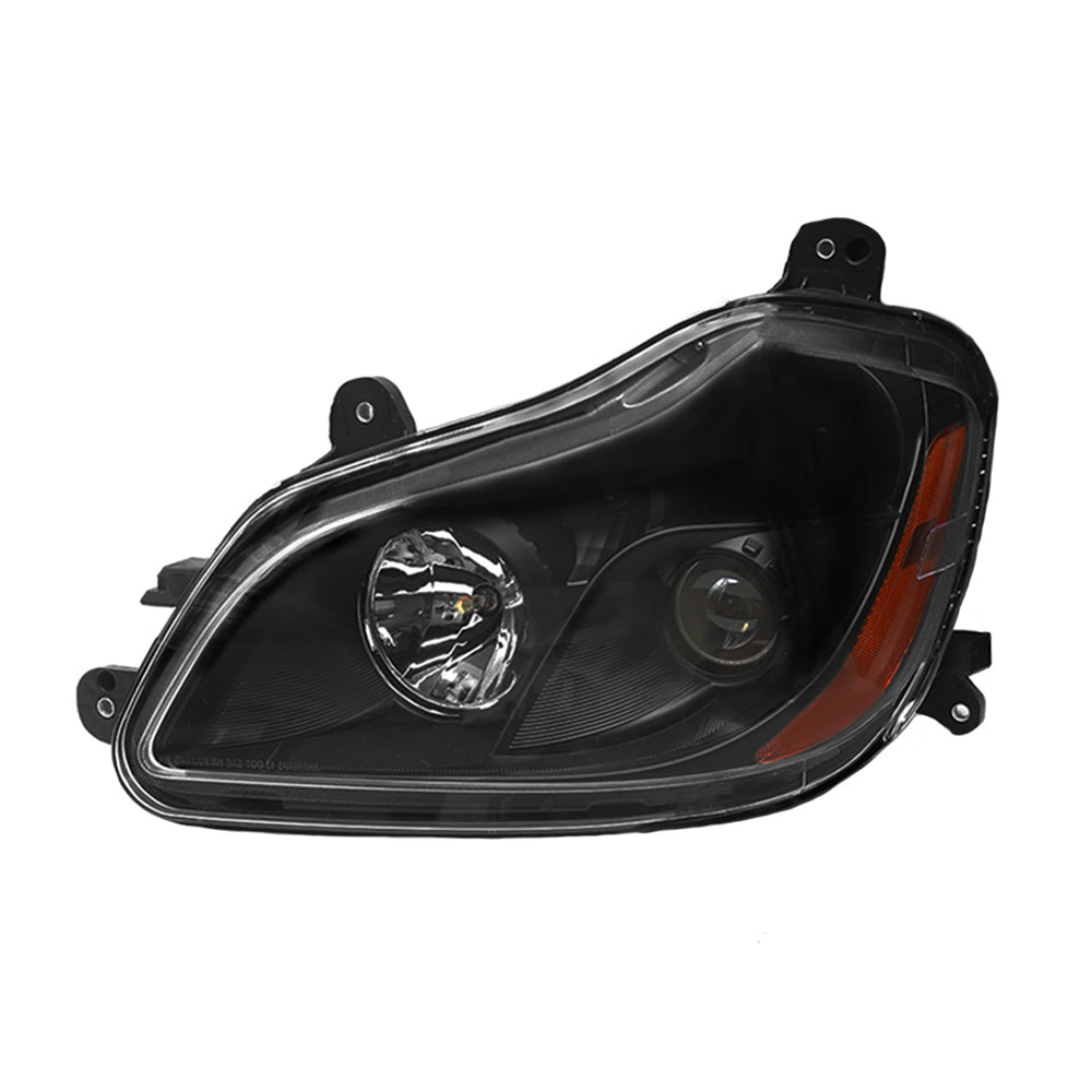 Driver Side Headlight for Kenworth T680 (2013-2021) – Black Housing with Bulb