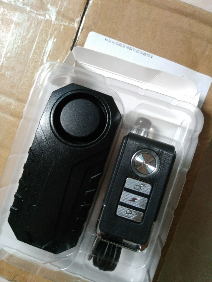 Bike Alarm Remote Control Waterproof Anti-Theft Vibration Sensor