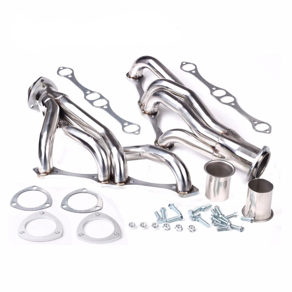 Exhaust Header For Chevy Small Block SB V8 262 265 283 305 327 350 400 .