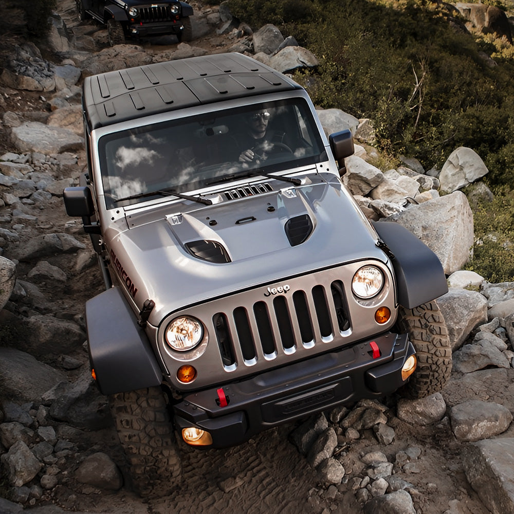 Metal Replacement Hoods Compatible With Wrangler JK JKU