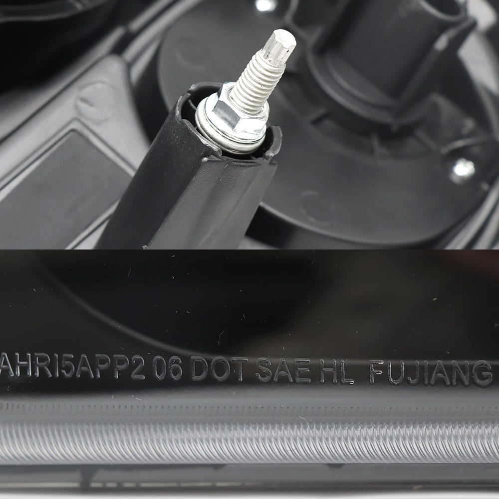 Right Passenger LED Headlight Assembly for Freightliner Cascadia 2008-2017 – Black Housing