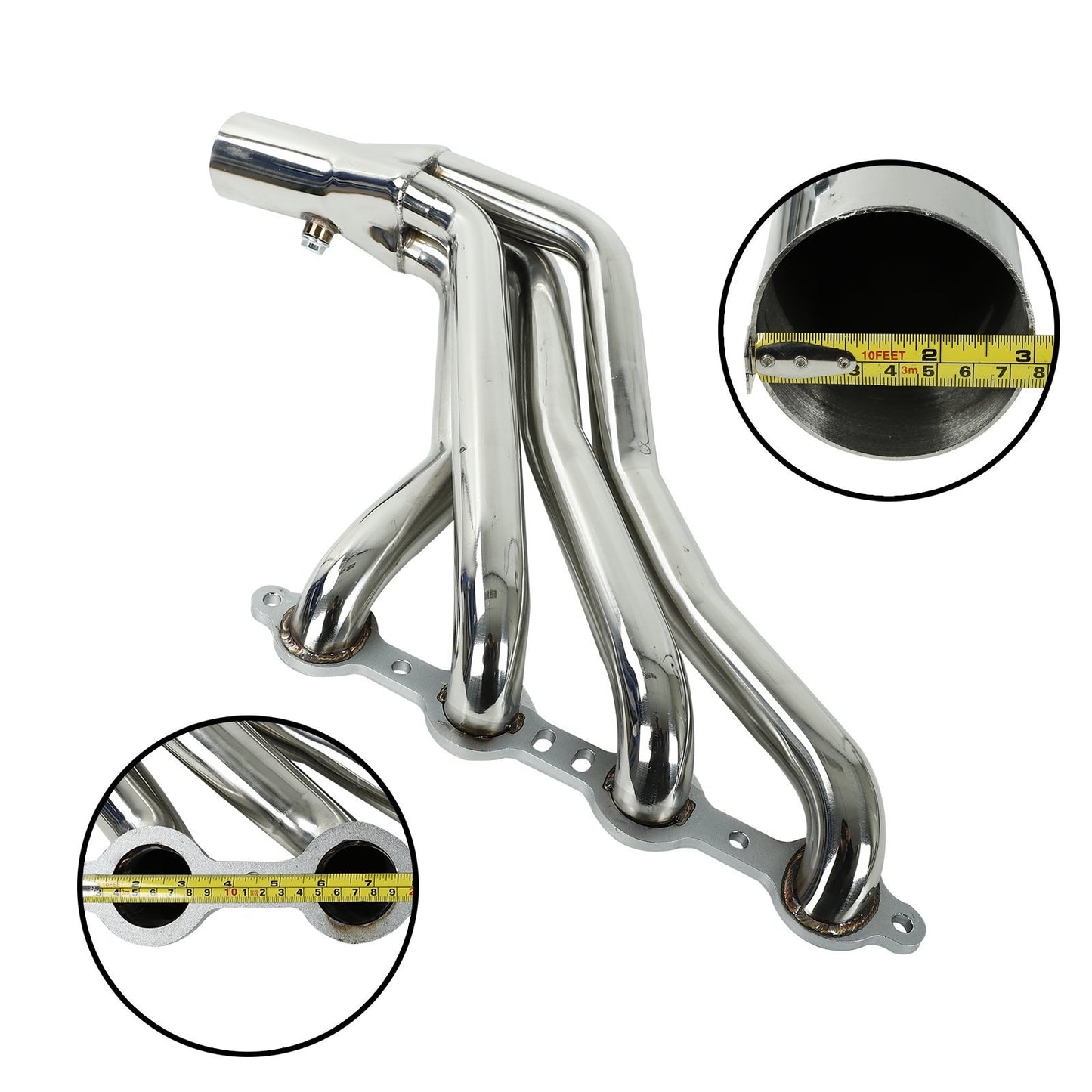 Exhaust Header For Chevy Chevrolet Buick 4.8L 5.3L LS1 LS2 LS3 LS6 LS 1-3&4 Ban The Sale Of Amazon&Temu