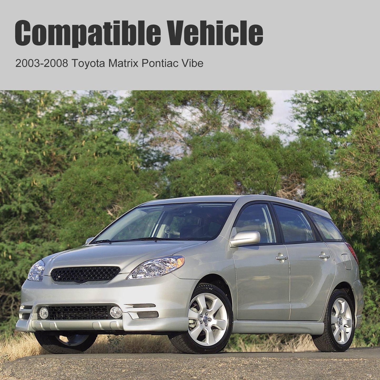 Front Strut & Coil Spring Assembly – Left & Right Set | Compatible with 2003–2008 Toyota Matrix / Pontiac Vibe