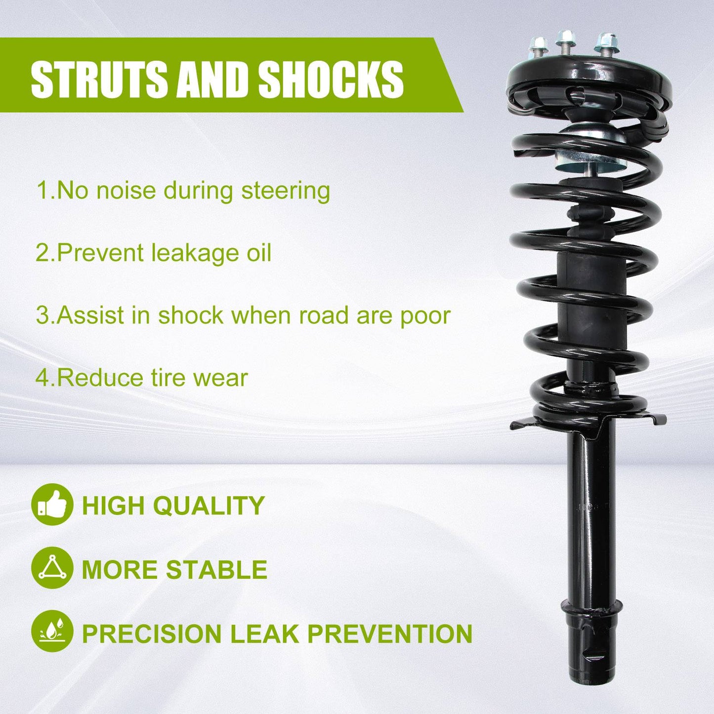 Front Spring Struts Assembly – Compatible with 1998–2002 Honda Accord & 1999–2003 Acura TL
