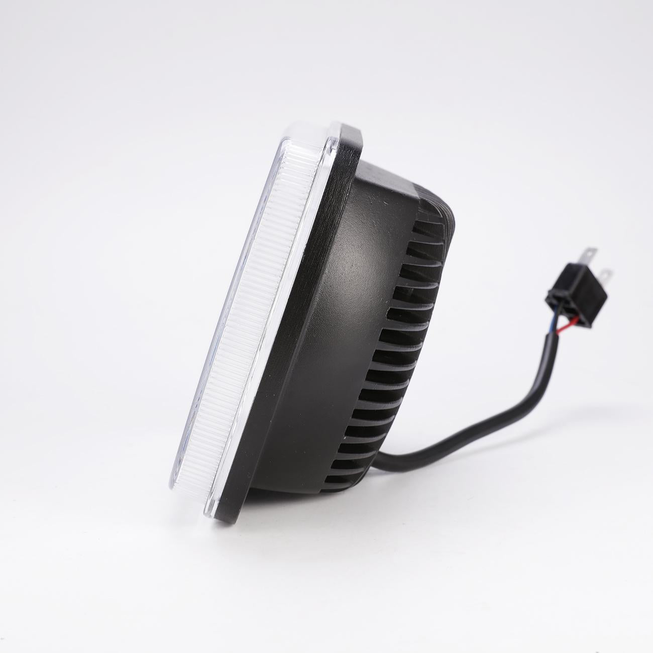 2PCS 7x6 LED Headlights – Sealed Beam DRL Headlamp for Jeep Wrangler JK/TJ/CJ/LJ