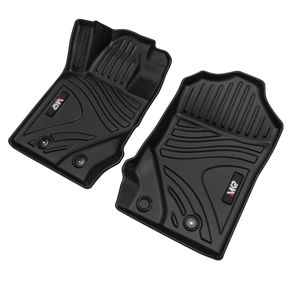 MKR Floor Mats for Ford Bronco 2021–2023, 3D TPE All-Weather Full Set