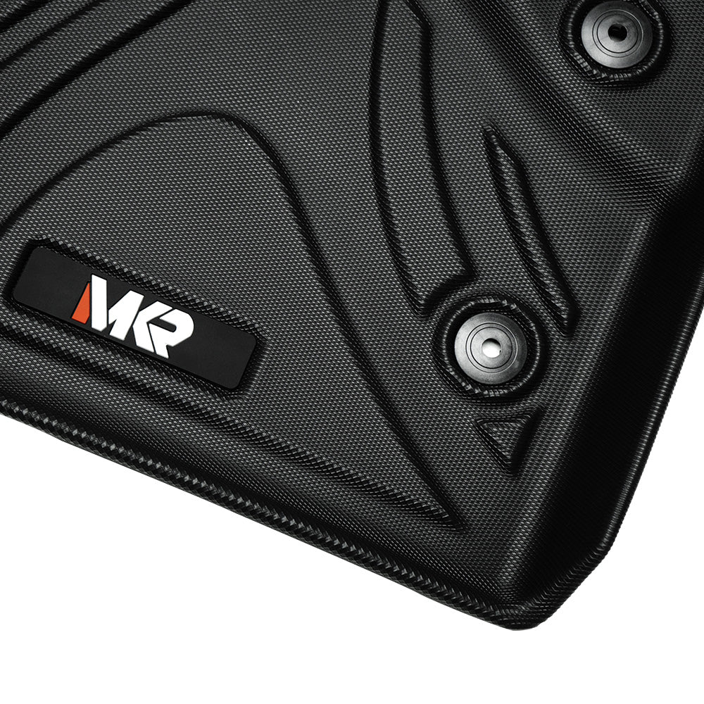 MKR Floor Mats for Ford Bronco 2021–2023, 3D TPE All-Weather Full Set
