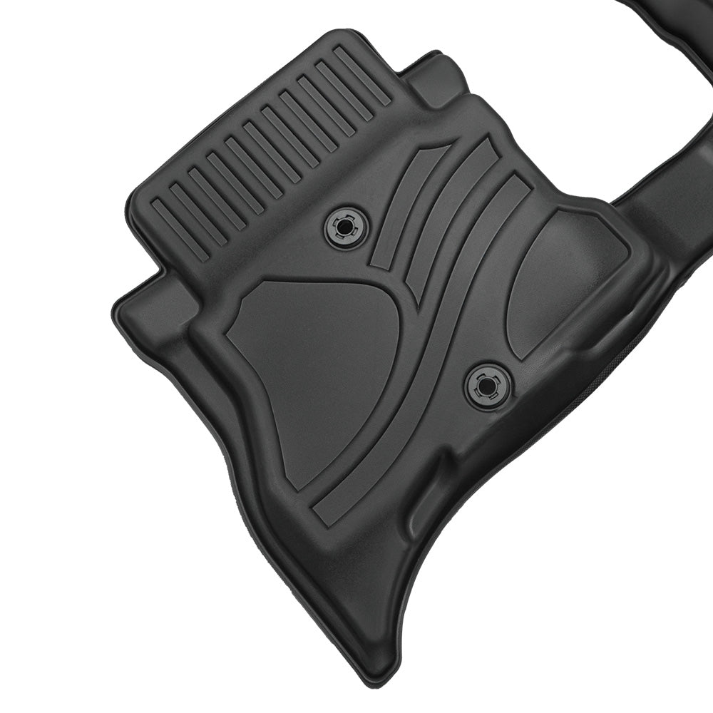 MKR Non-Slip TPE Floor Mats for Jeep Wrangler JL 4xe 2021–2024, 4-Door (Not for 2-Door)