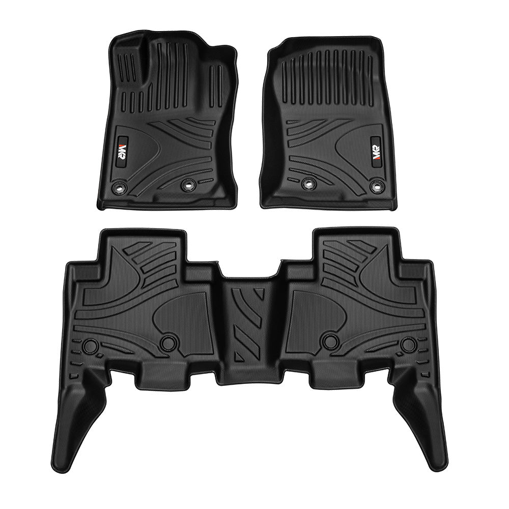 All-Weather TPE Custom Fit Floor Liners for Toyota 4Runner 2013–2024 & Lexus GX460 2014–2023 (Front & Rear Set)