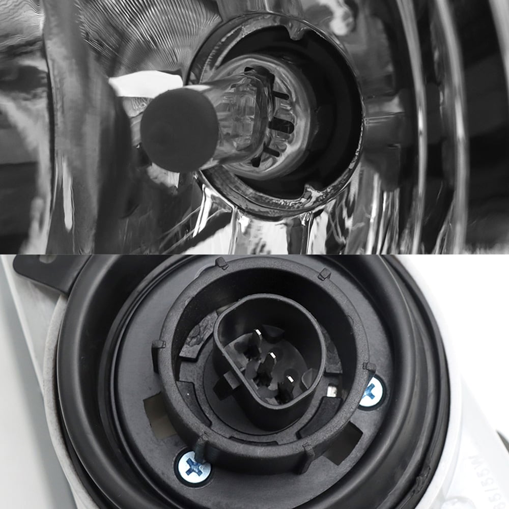 Halogen Headlight assembly for Peterbilt 337/386/387 {2005 -2016 }, Pair left & Right, with Turn Signal - Black