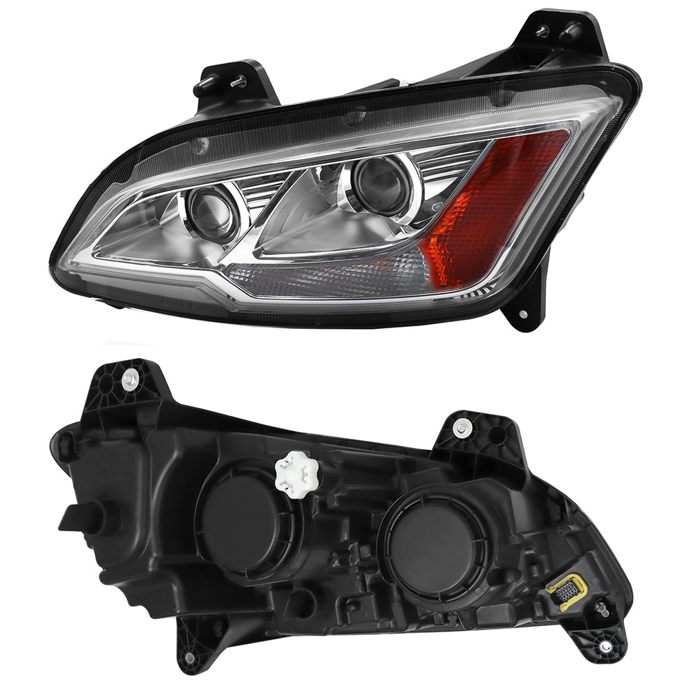 Left Headlight Assembly Compatible with 2022+ Peterbilt 579 – Replacement Auto Lighting