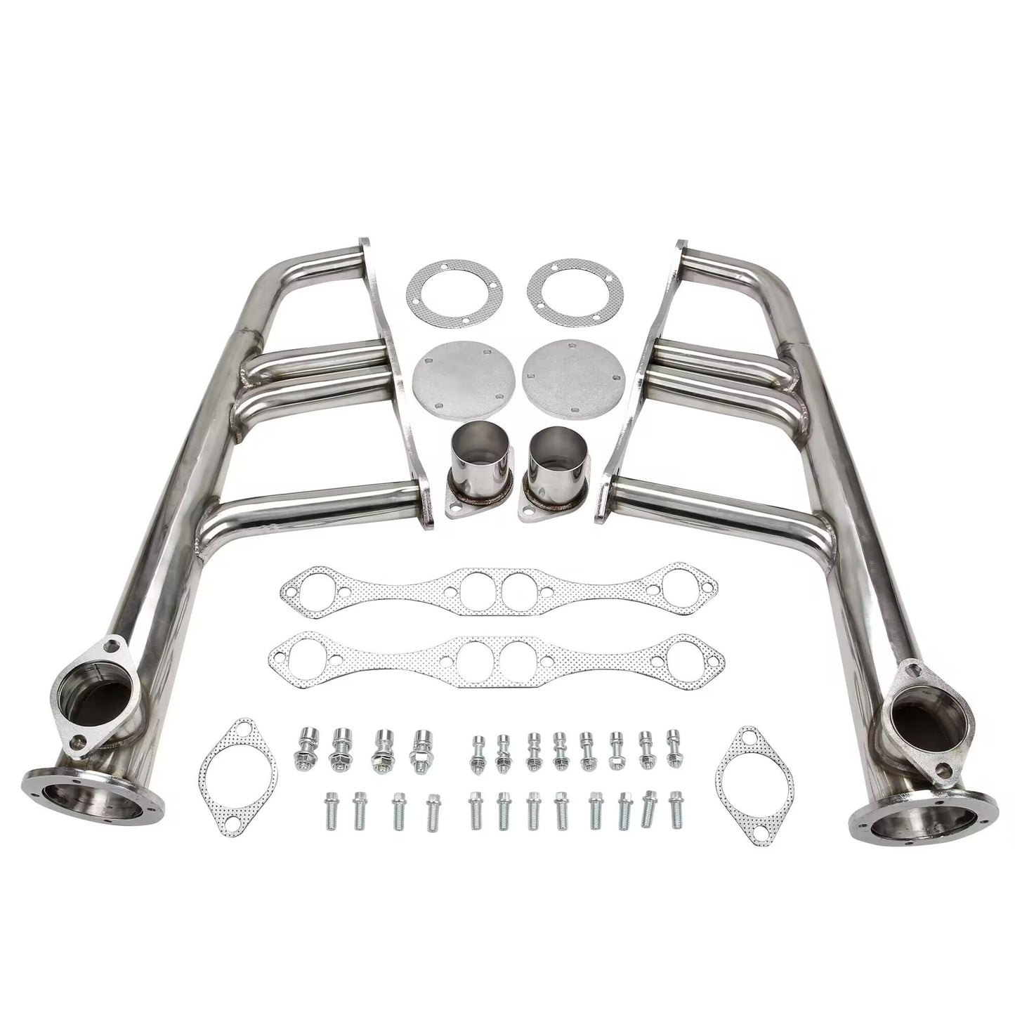 Exhaust Manifold Headers Small Block Chevy Lake Style SBC 265-400 V8   .