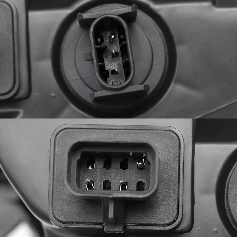 Headlight Assembly Compatible with 2004–2013 Freightliner M2 – Right Passenger Side – Black Housing