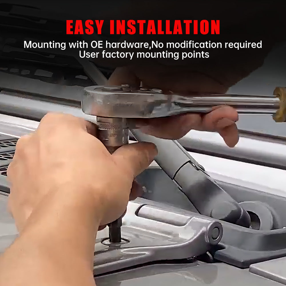 Metal Replacement Hoods Compatible With Wrangler JK JKU