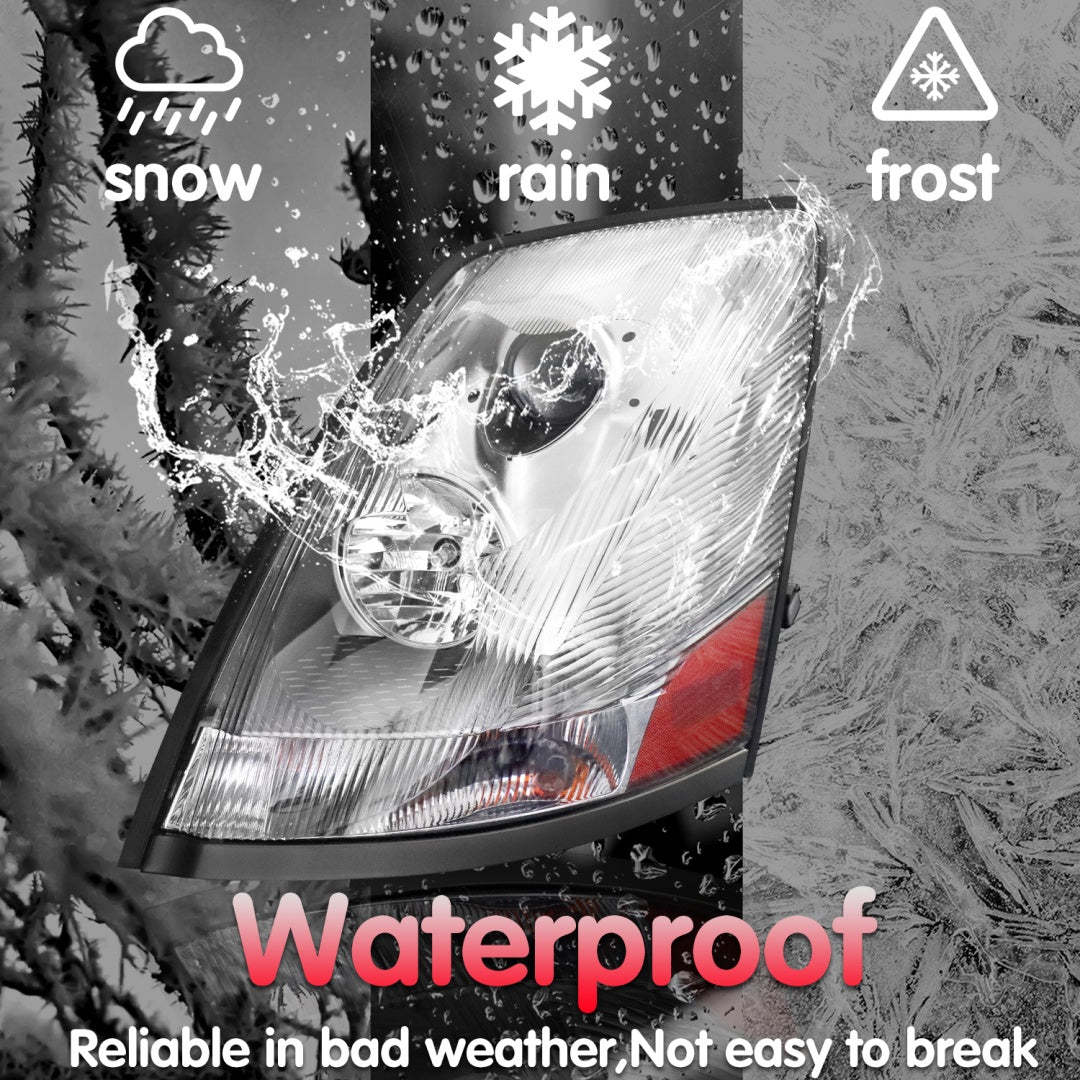 For 2004-2017 Volvo Vnl Headlamp Halogen Assembly White