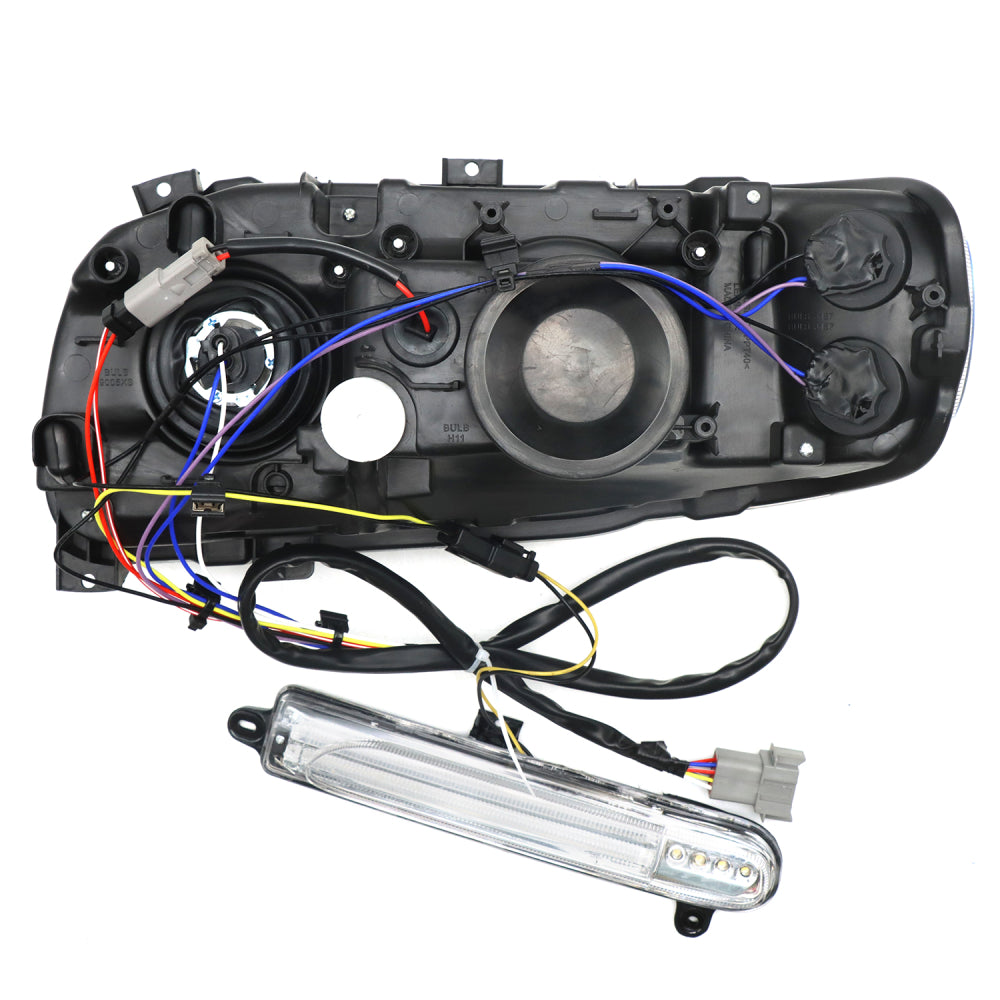 Headlight Assembly Compatible with 2008–2018 Peterbilt 388 / 389 – Passenger Side – Chrome