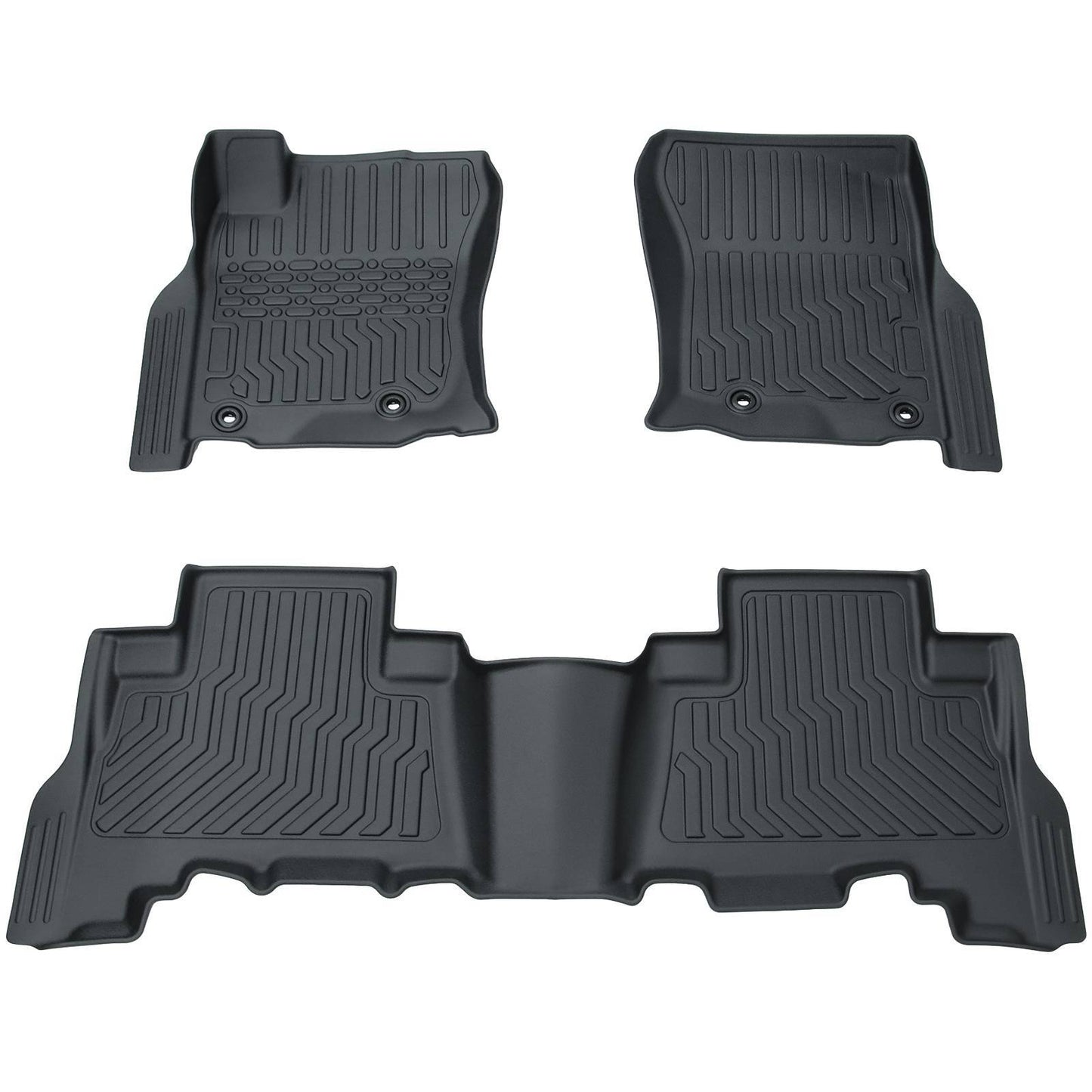 TPE Rubber Car Floor Mats All-Weather Black For 14-22 Lexus GX460 & 14-23 4Runner