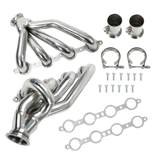 Exhaust Manifold Headers For LS Swap S10 / Sonoma / Blazer / Jimmy 4.8L 5.3L 6.0L V8 (1982-2005)