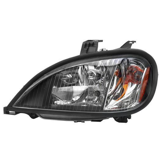 Black Halogen Headlight Assembly Compatible with Freightliner Columbia 2004–2017 – Driver