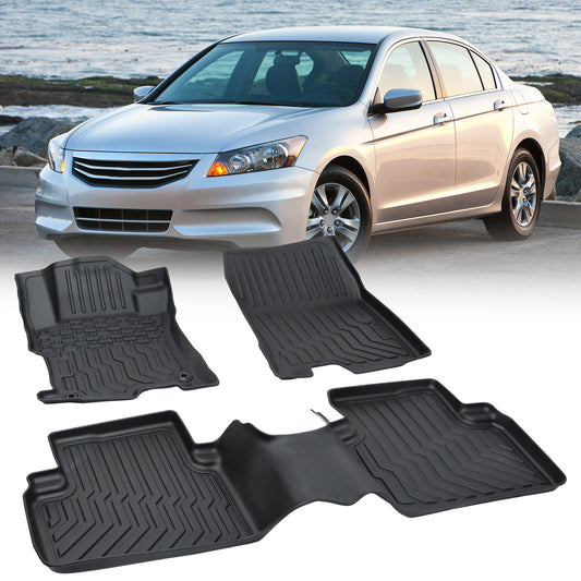Honda Accord 2008–2012 All-Weather TPE Rubber Car Floor Mats