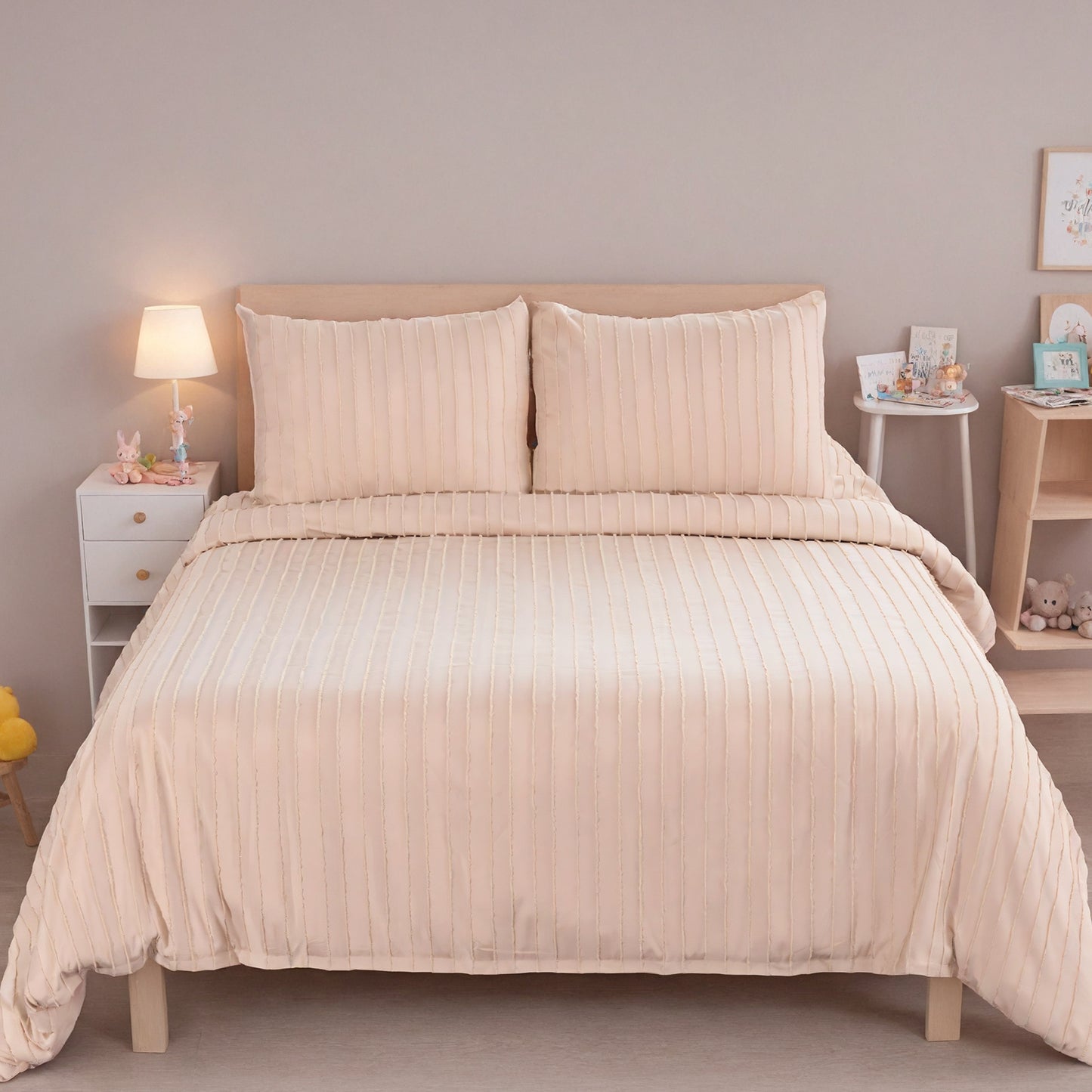 Polyester Microfiber Quilt Cover And Pillowcase