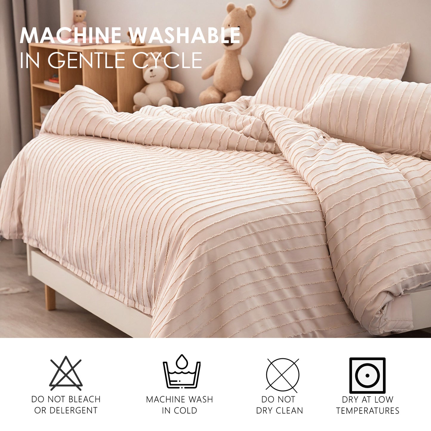 Polyester Microfiber Quilt Cover And Pillowcase