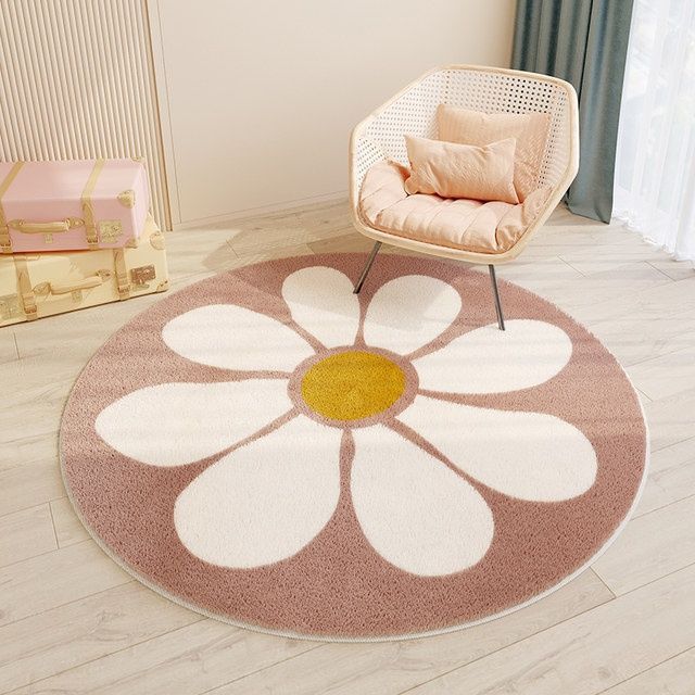 Children's Room Round Cashmere Rug