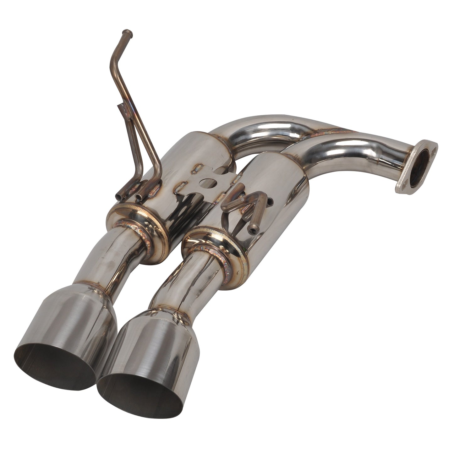 Exhaust Header Fit For S,ubaru WRX&STI 2015 R400 Gemini Quad Tips .