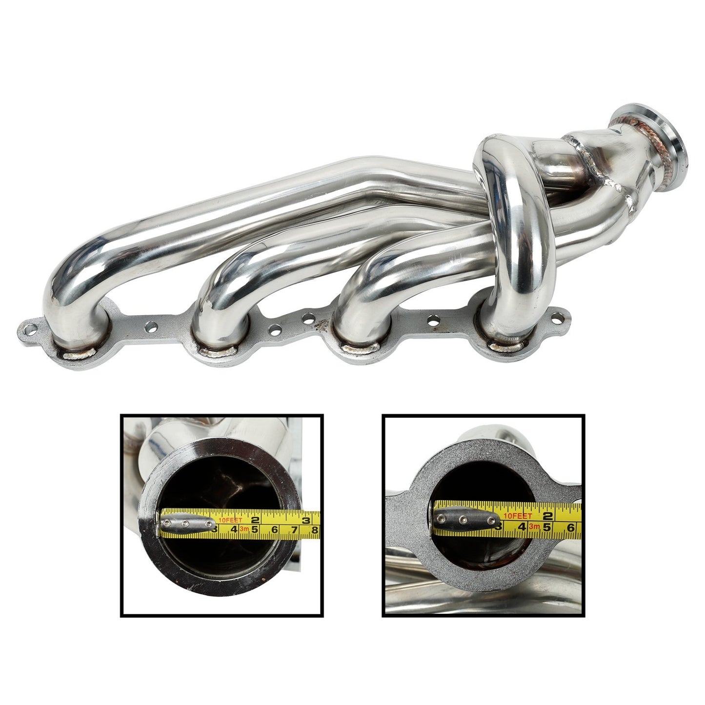 Exhaust Manifold Headers For LS Swap S10 / Sonoma / Blazer / Jimmy 4.8L 5.3L 6.0L V8 (1982-2005)