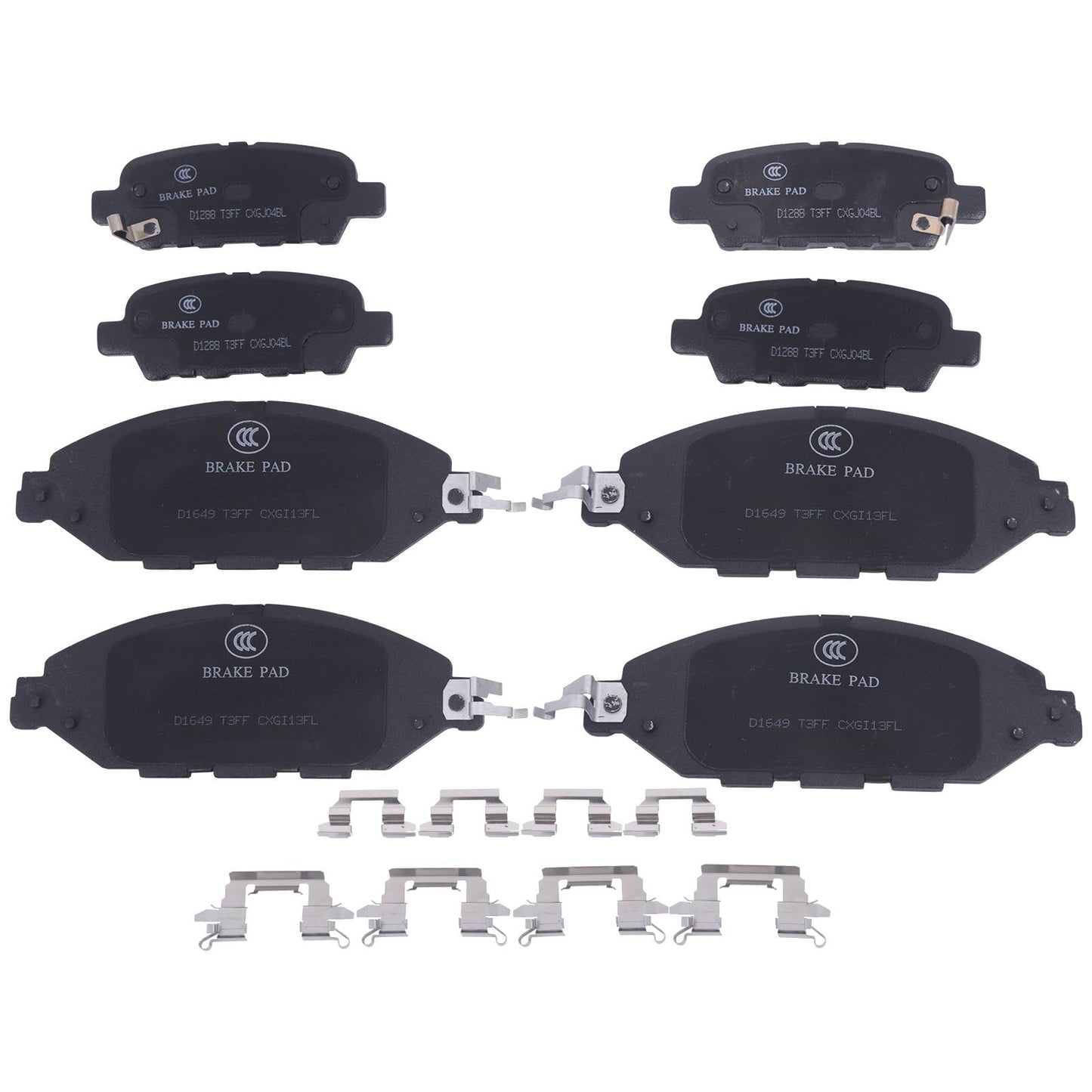 Front & Rear Ceramic Brake Pads For Infiniti JX35 QX60 Murano Pathfinder
