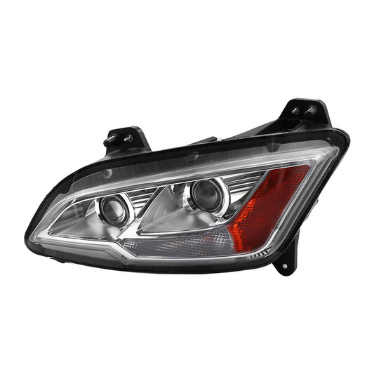 Left Headlight Assembly Compatible with 2022+ Peterbilt 579 – Replacement Auto Lighting