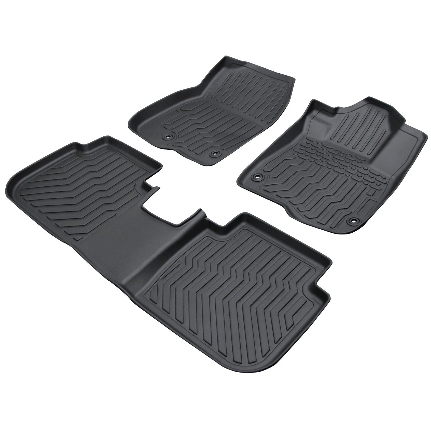 All-Weather TPE Floor Mats for 2023–2024 Honda CR-V Hybrid – Black
